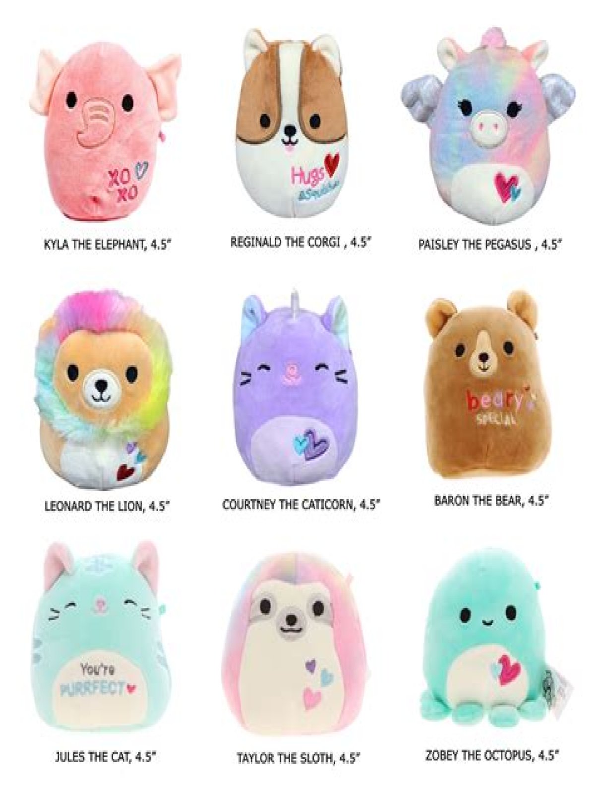 Squishmallows Names List With Pictures: A Comprehensive Guide