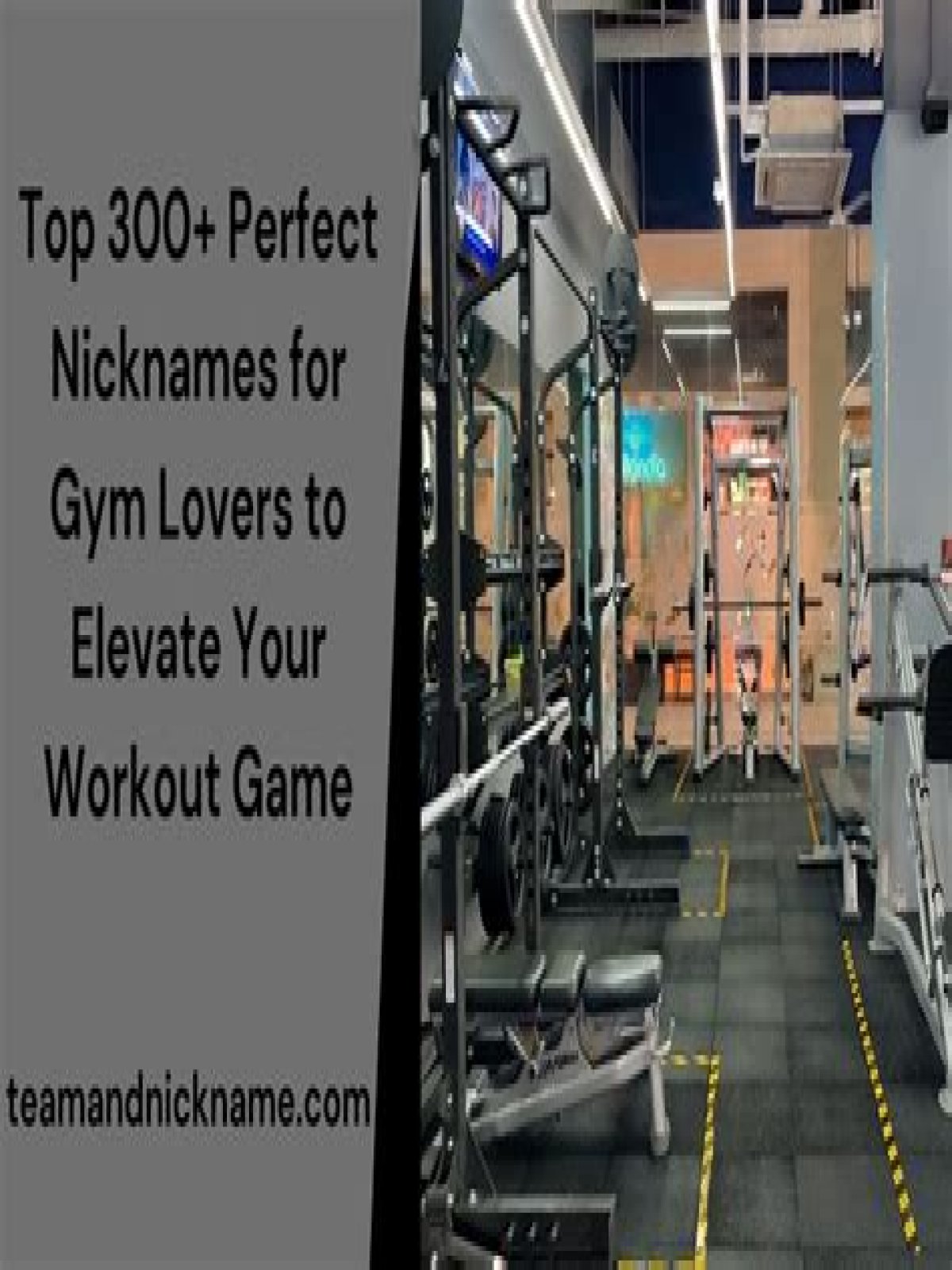 Unique Nicknames For Gym Lovers: Stand Out In Your Fitness Journey